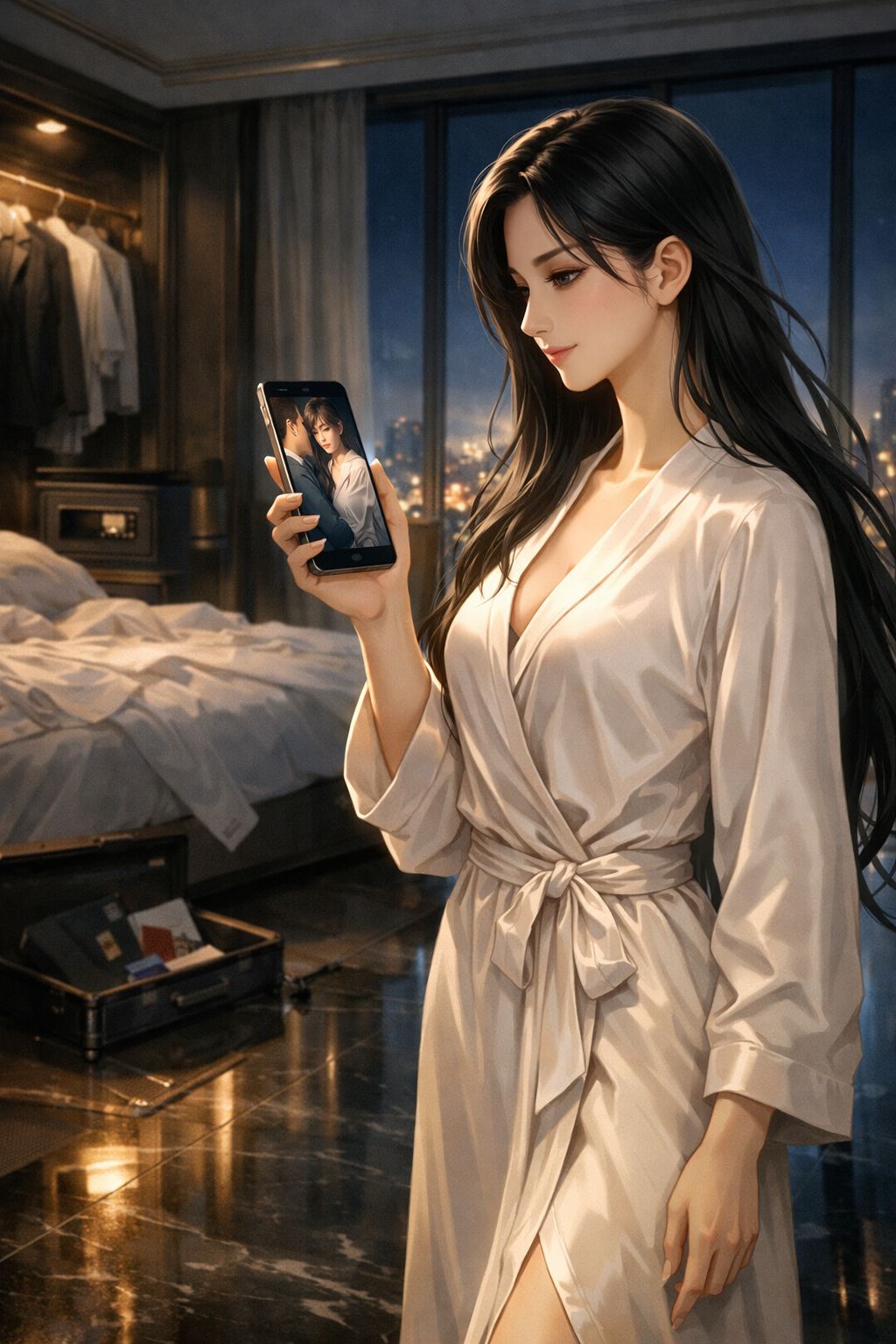 Cánh cửa phòng bao vừa đẩy ra, Hứa Thanh Hòa liền nhìn thấy người chồng của mình đã sắp xếp cho cô tình nhân đang bụng mang dạ chửa ngồi ngay ở bàn tiệc chính.