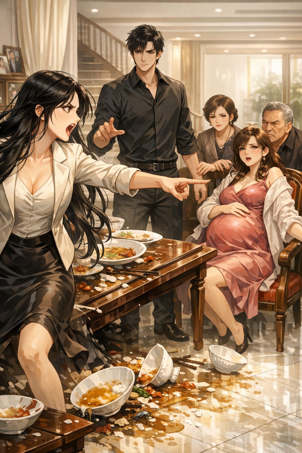 Cánh cửa phòng riêng vừa mở ra