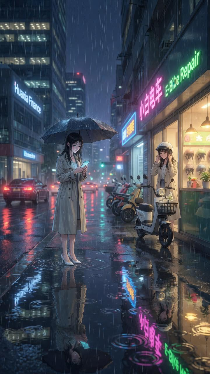 Đợi Anh Dưới Cơn Mưa