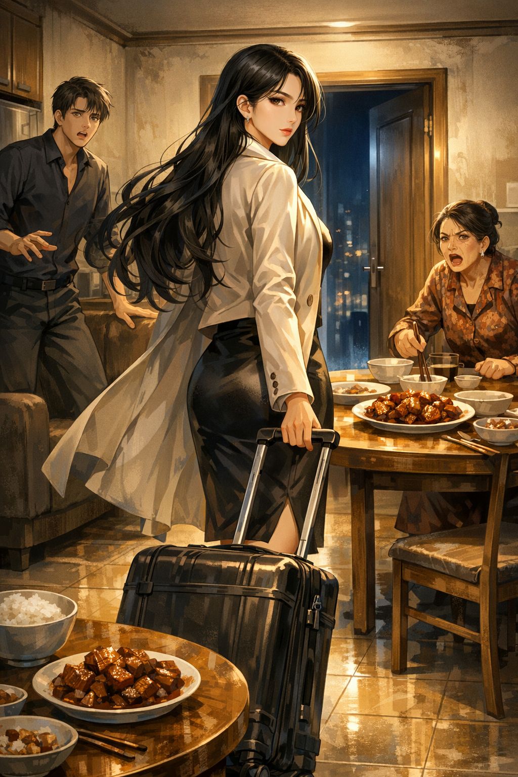Ngày đầu tiên chị chồng dọn tới ở