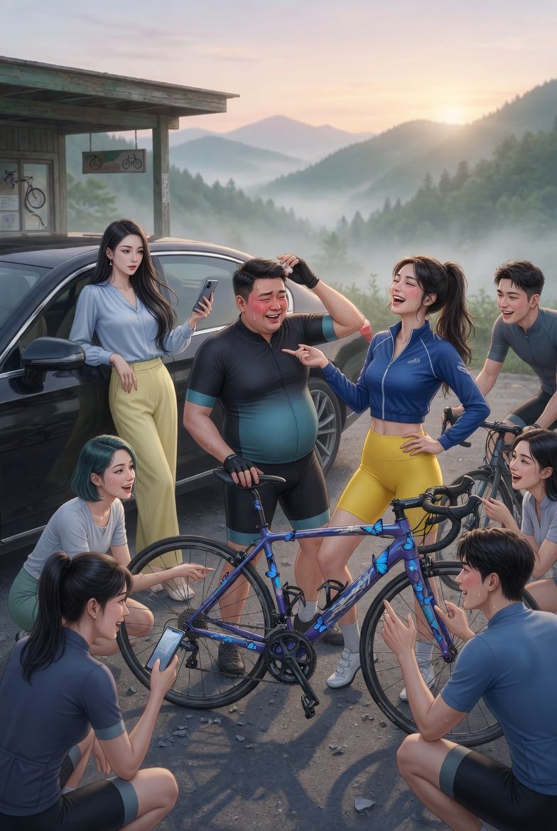 Thiên Kim Giả Nghèo Đi Làm Bằng Xe Đạp
